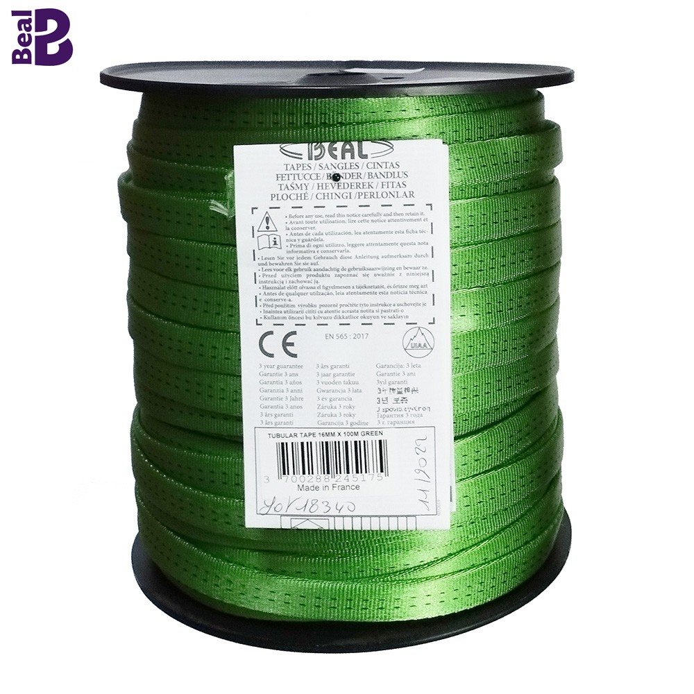 BEAL 16 mm Nylon Tubular Slings 100 Mtr Roll