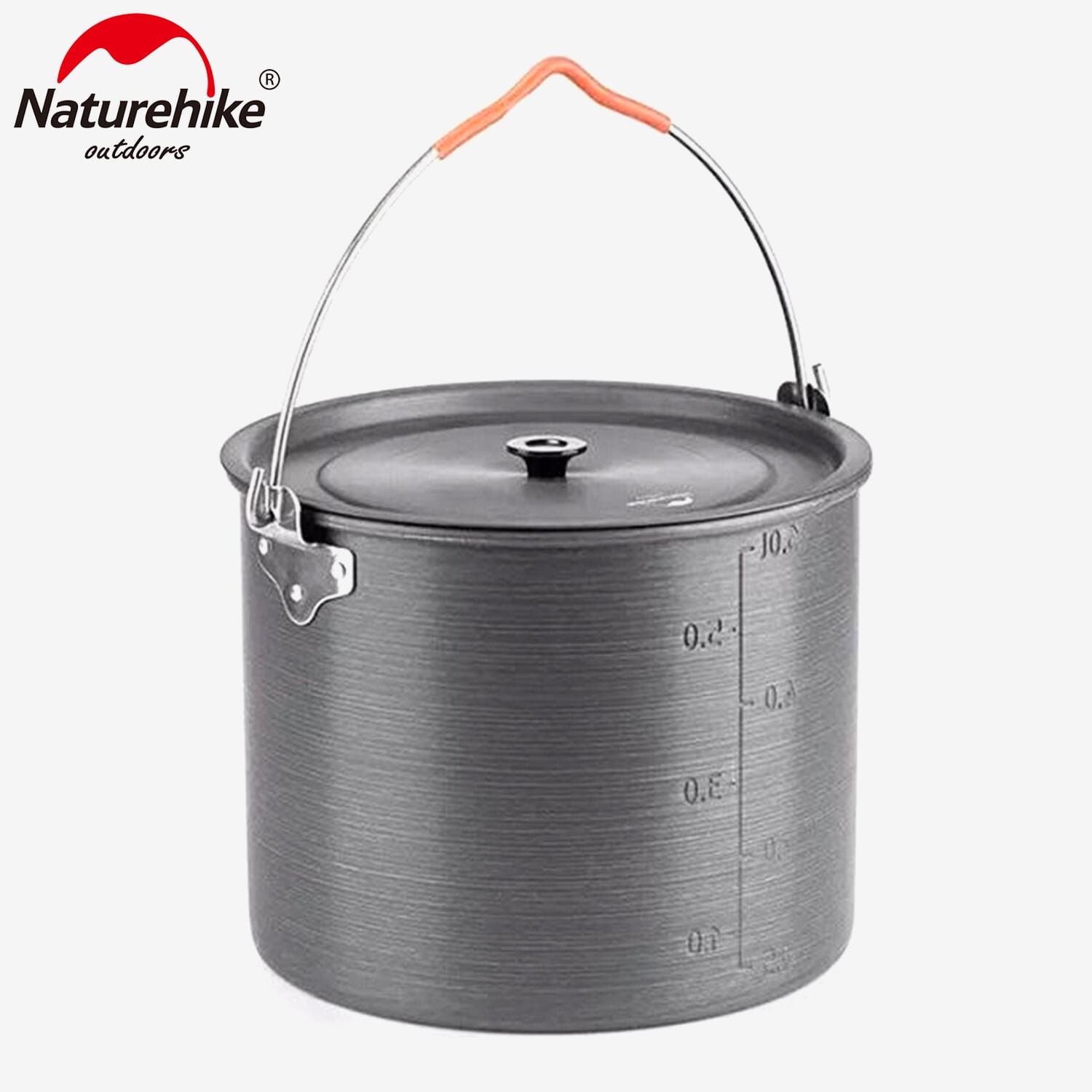 Naturehike 6 L Aluminum Alloy Hanging Pot for Camping Hiking Campfire Picnic