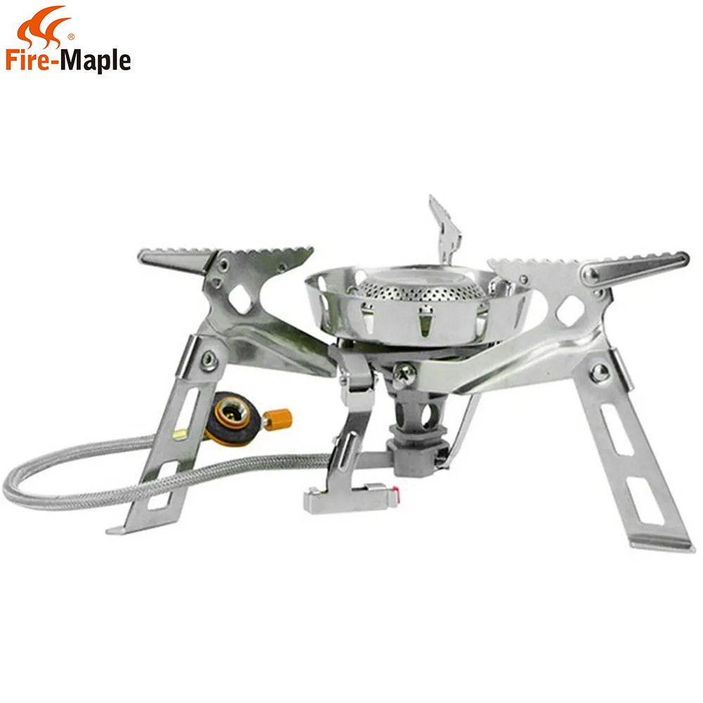 Fire Maple FMS-123 Hardrock Camping Gas Burners Windproof 3600W Remote Gas Stove, Outdoor Fire Stove