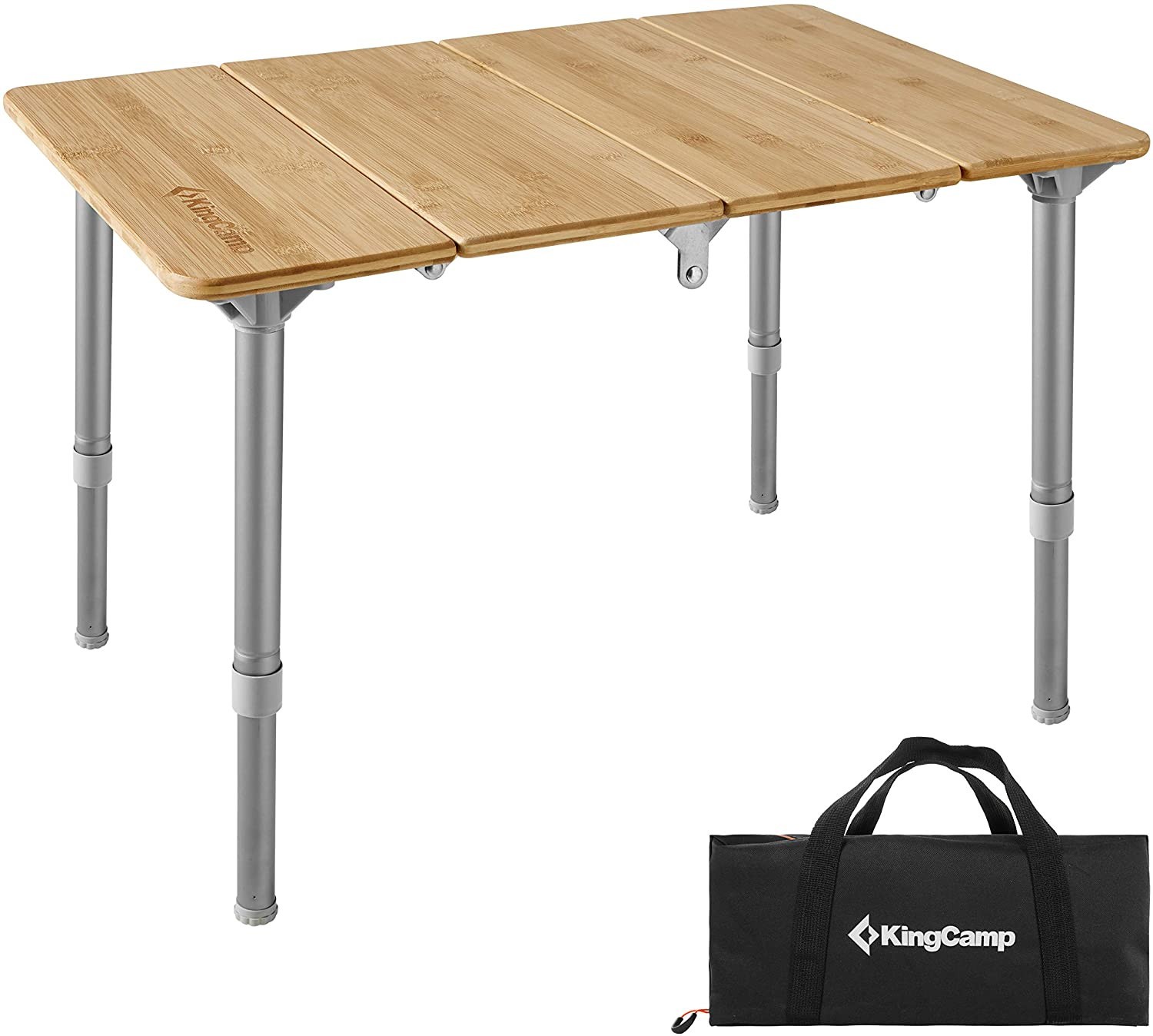 KingCamp Four Folding Bamboo Table