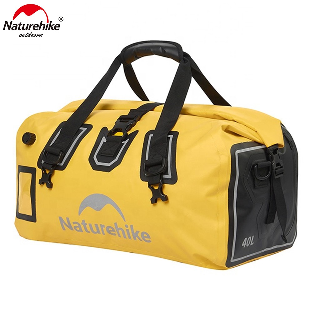 Naturehike 40L 60L 90L Large Capacity Dry and Wet Separation Waterproof Camel Bag