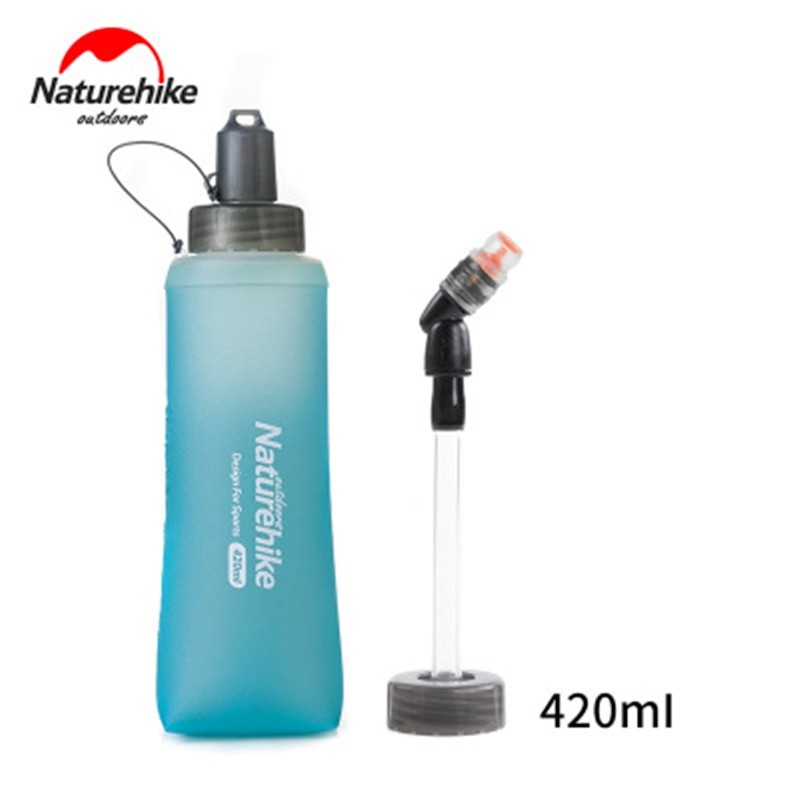 Naturehike Sports Water Bag TPU Soft Bottle With Straw