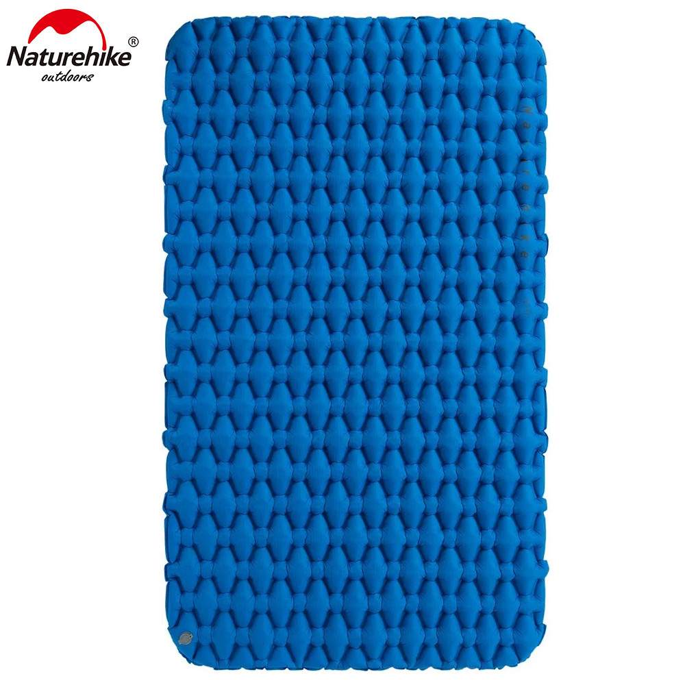 Naturehike Nylon TPU Sleeping Pad Ultra-Light Moistureproof Air Mattress Portable Inflatable Outdoor Camping Mat Tent Sleeping Cushion Air Bed