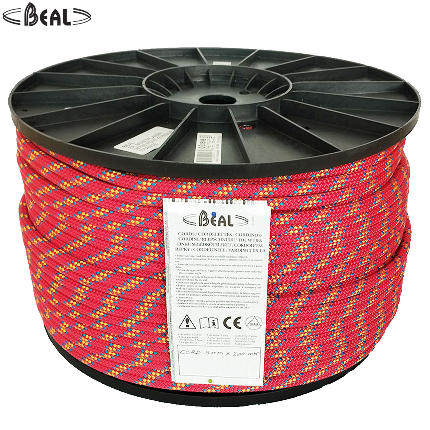 Beal 8 mm Accessory Cord 200 Mtr. Roll