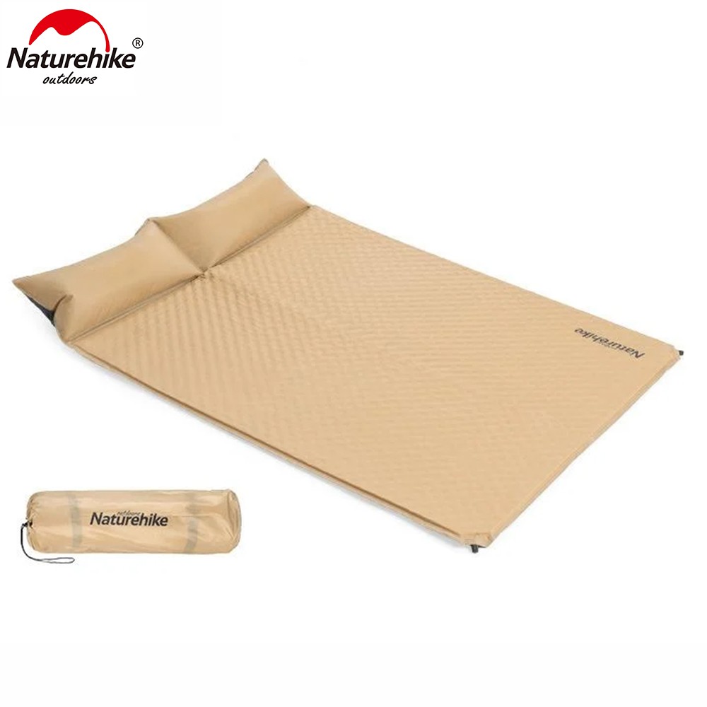 Naturehike Couple Self Inflatable Sponge Mat with Pillow