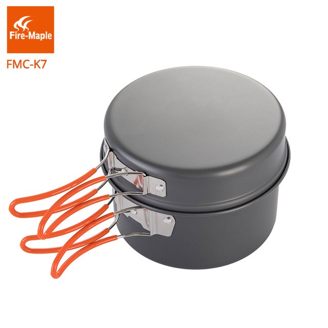 Fire Maple FMC-K7 Portable Aluminum Alloy Pot Sets Outdoor Cookware 2-4 Persons Cooking