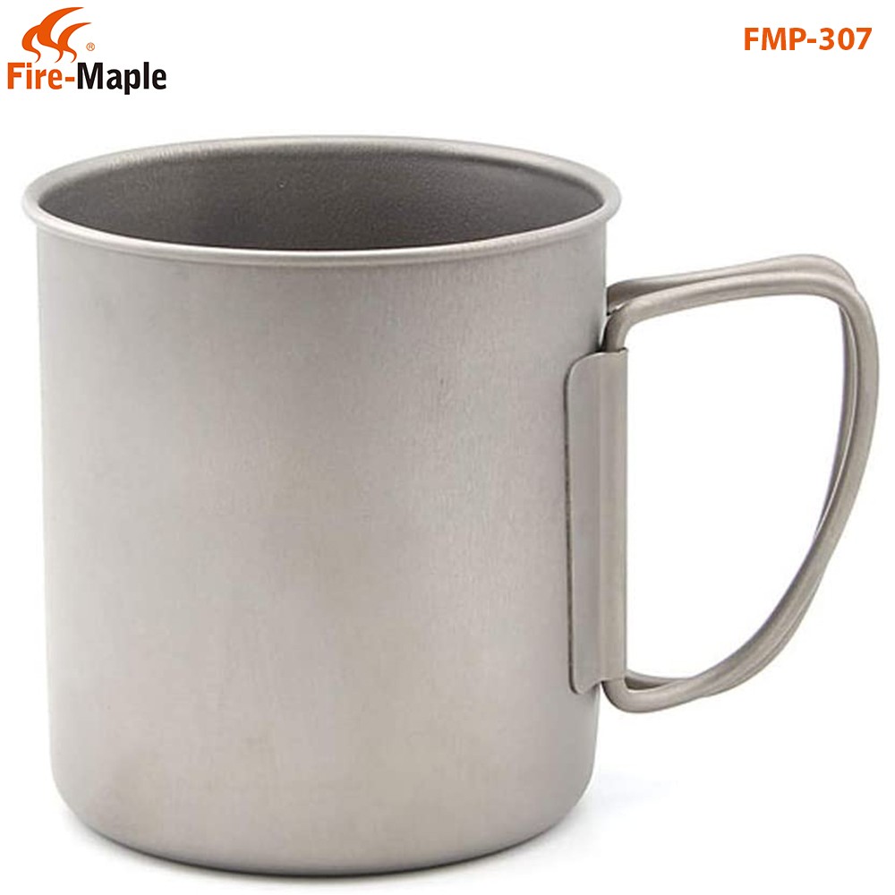 Fire Maple FMP-307 Titanium Mug, Camping Cup Mug 330 ml