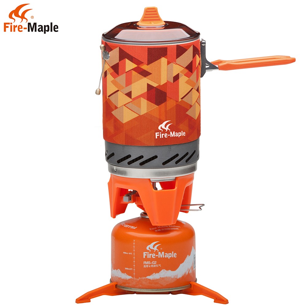 Fire Maple Outdoor Cooking System, Heat Exchanger Pot 1 Ltr Star X2