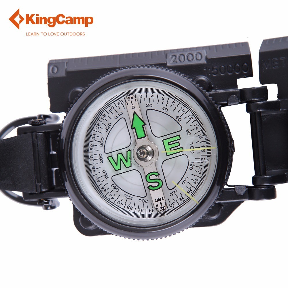 Kingcamp Folding Map Compass For Outdoor Camping