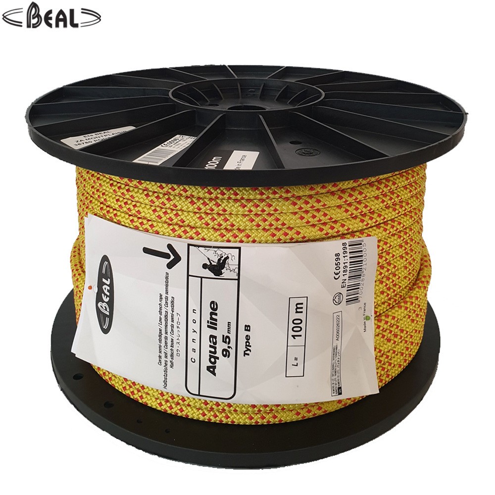 Beal 9.5 mm Aqualine Rope 200 mtr / 100 mtr Pack