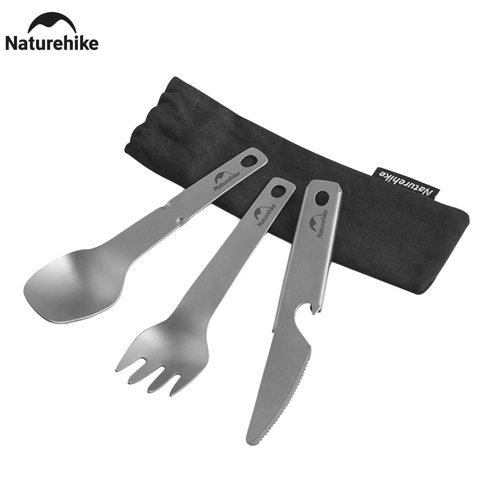 Naturehike Titanium Knife, Fork And Spoon Set