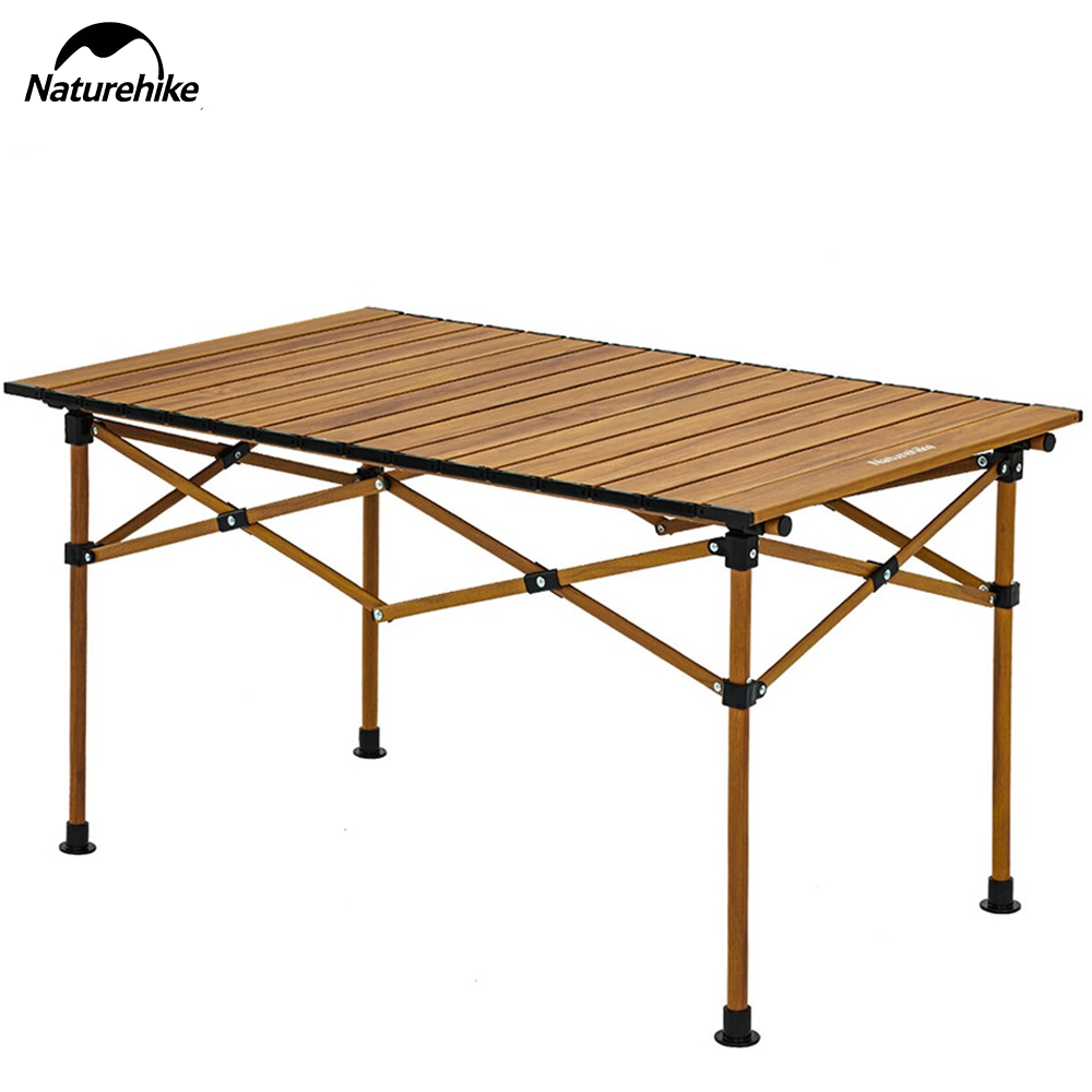 Naturehike  Camping Barbecue Aluminum Alloy Wood Table