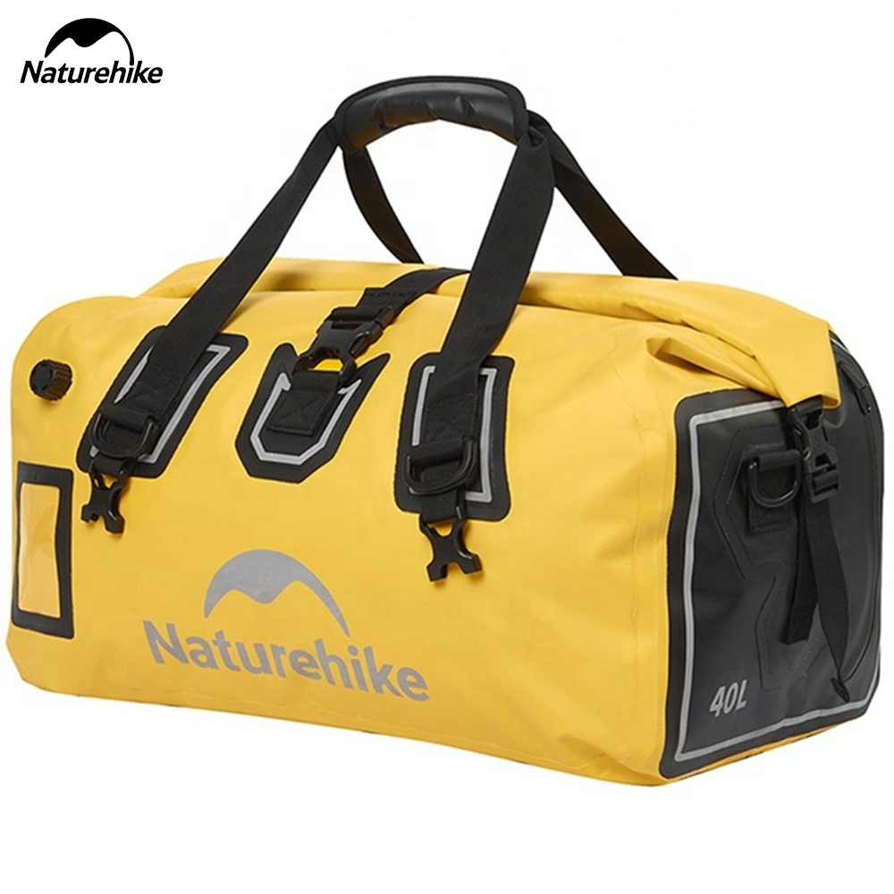 Naturehike 40L 60L 90L Large Capacity Dry and Wet Separation Waterproof Camel Bag
