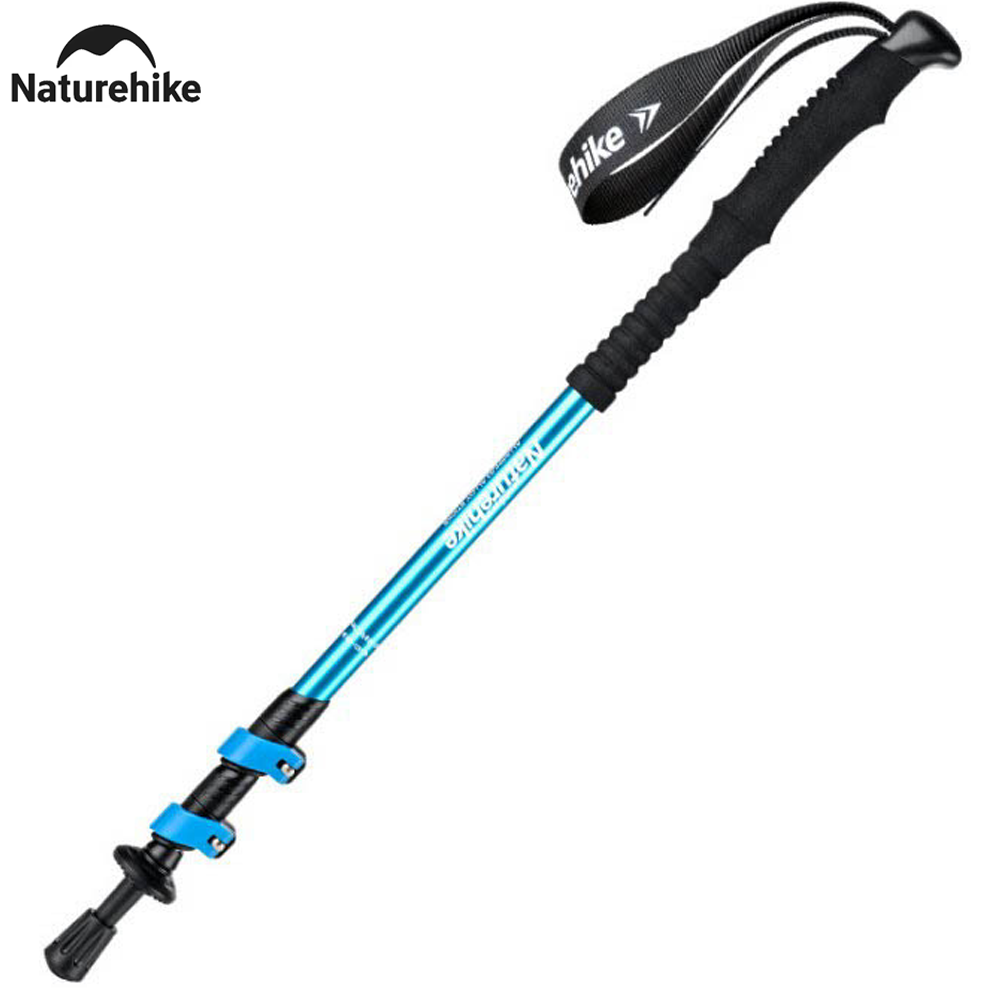 Naturehike ST01 3-Node 6061 3-Sections Aluminum Trekking Pole Quick Lock Hiking Stick