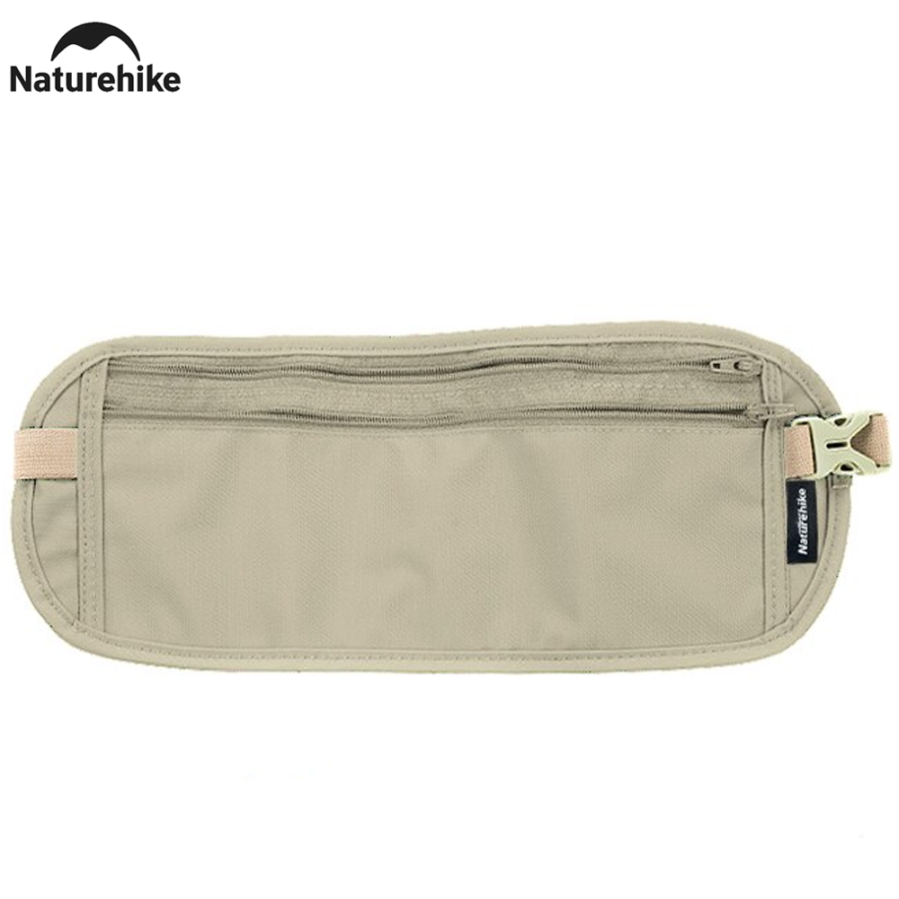 Naturehike Slim Waist Money Belt Wallet for Travelling Hiking Running