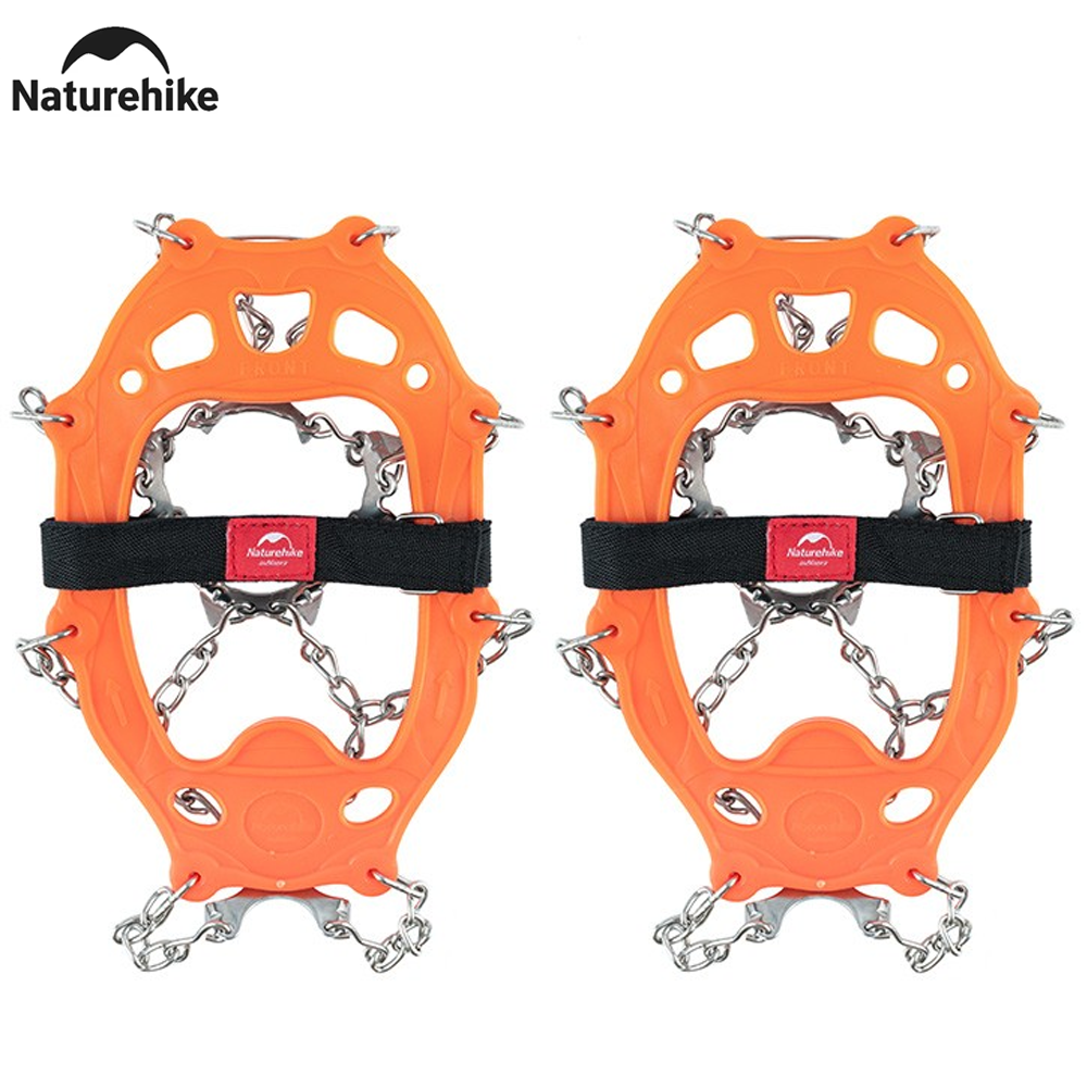 Naturehike Outdoor 10-tooth simple crampons Orange NH20HJ016