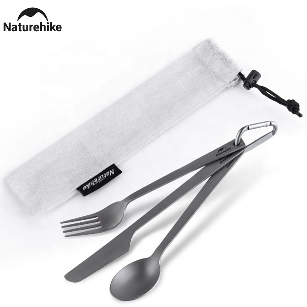 NH19T011-D naturehike TZD11 titanium cutlery set