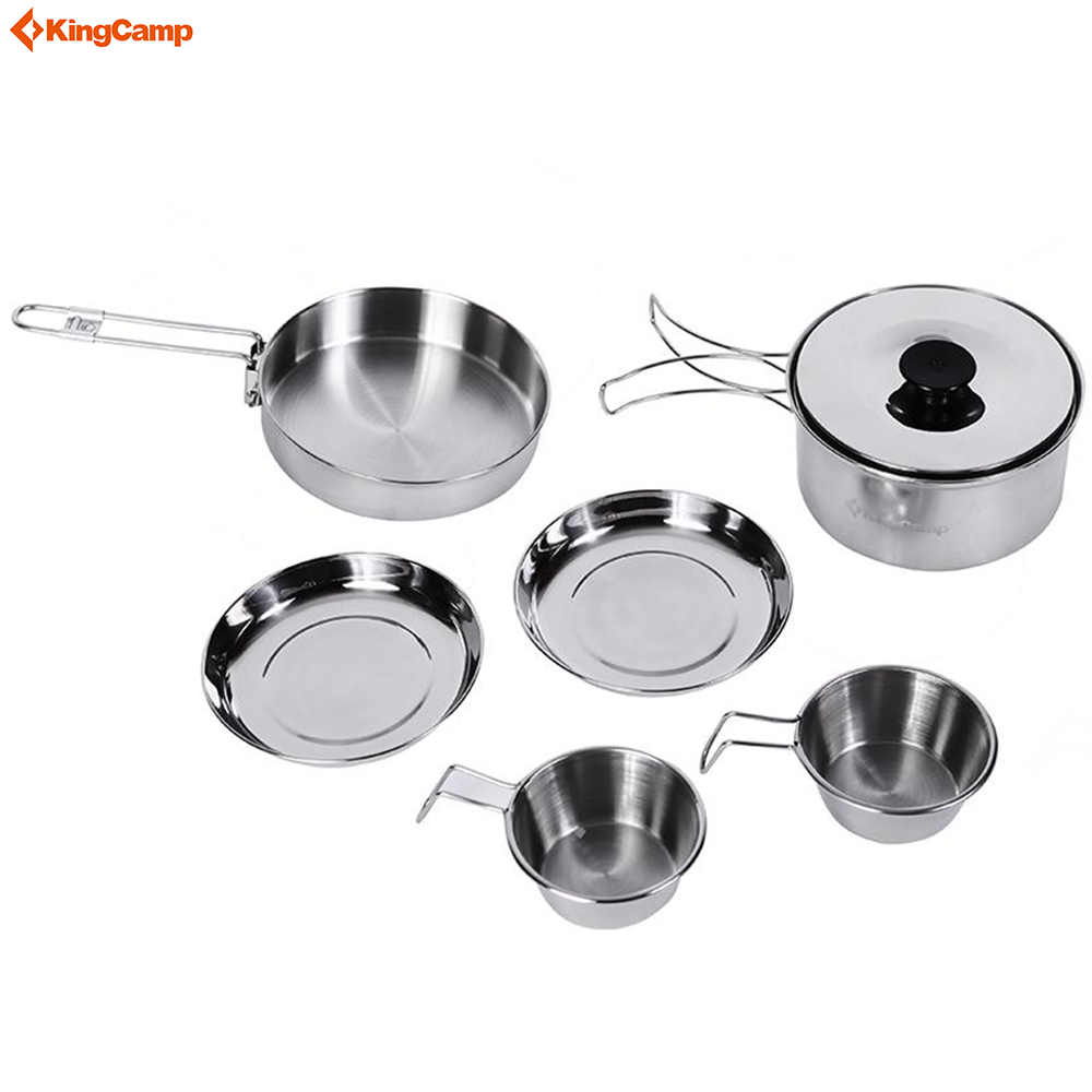 Kingcamp Stainless Steel Backpacker III Cooking Pot