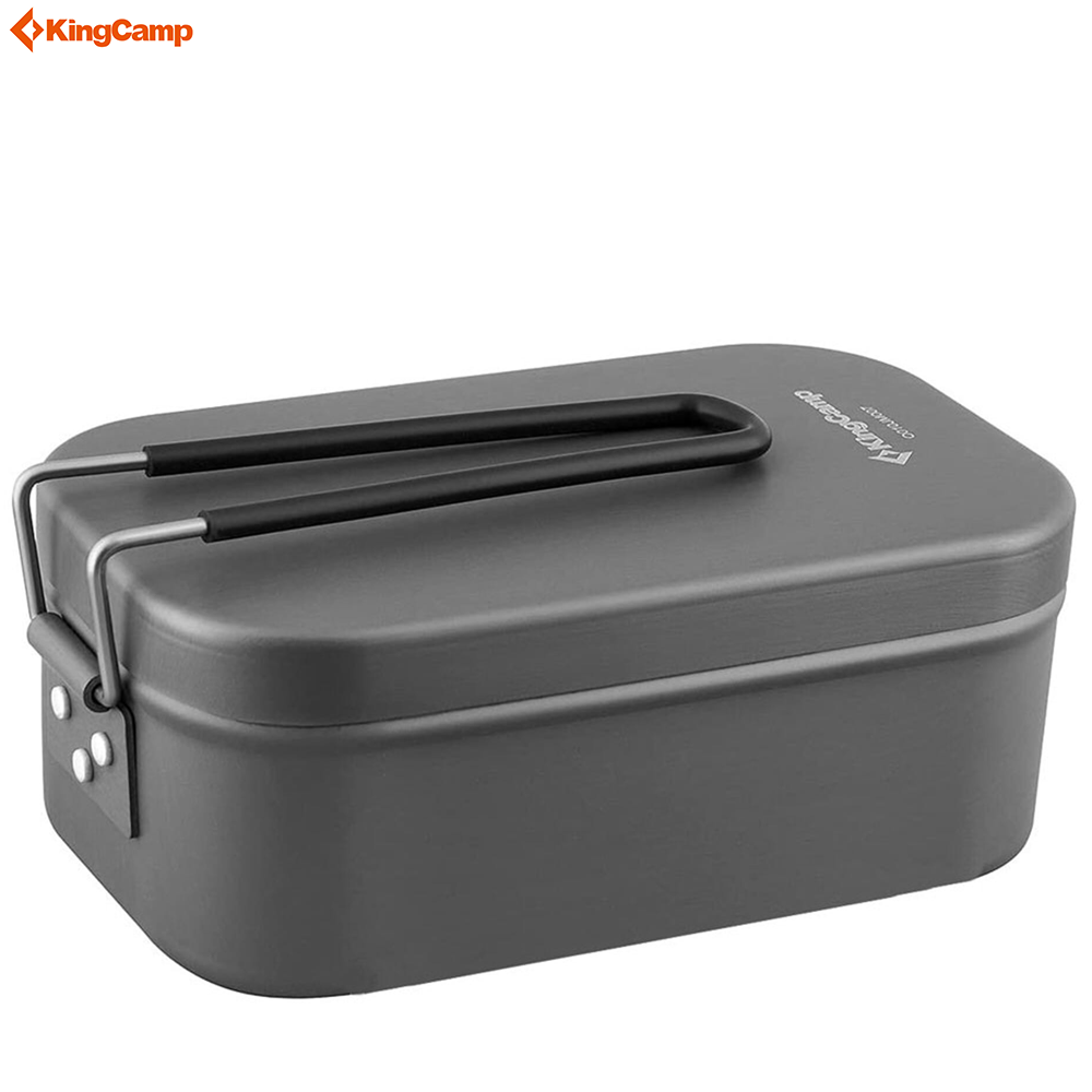 KingCamp Aluminum Outdoor Hiking Backpacking Camping Cookware Lunch Container KA-2127
