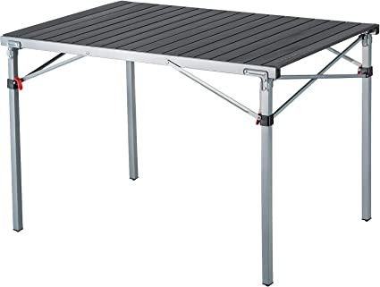 KingCamp Aluminum Folding Lightweight Roll Portable Stable Table for Camping Picnic & other outdoor activities