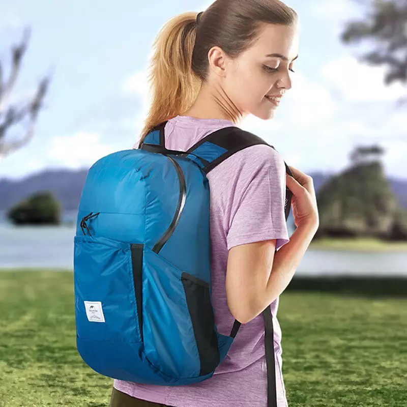 Naturehike NH17A017-B Foldable Waterproof Backpack 22L Ultralight Folding Carry Bag (Yunqian) 22L