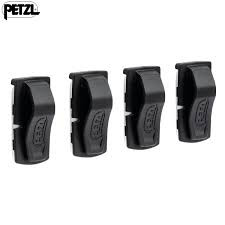 Petzl Uni Adapt Adhesive Clip for Mounting a Headlamp on Variety of Helmet Types (Pack of 4 pcs)