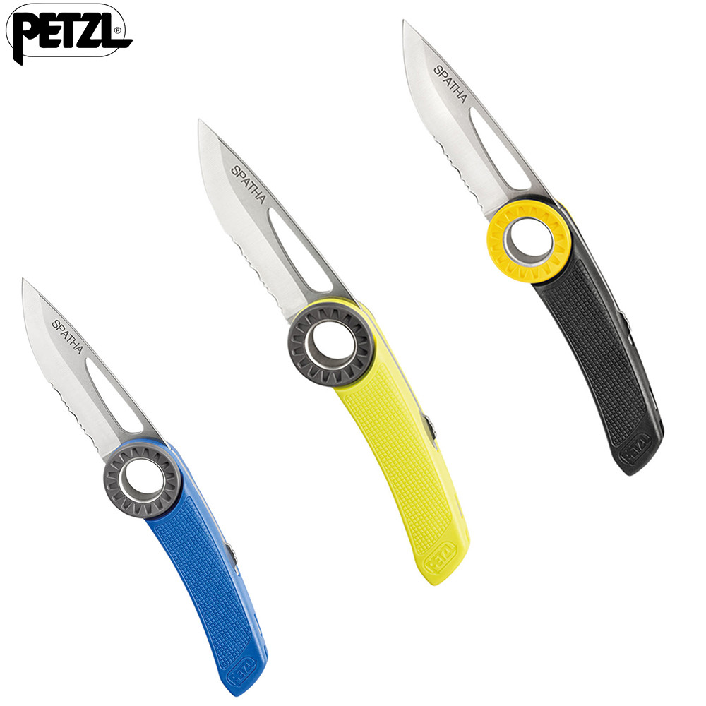 PETZL Spatha Knife With Carabiner For Climbers