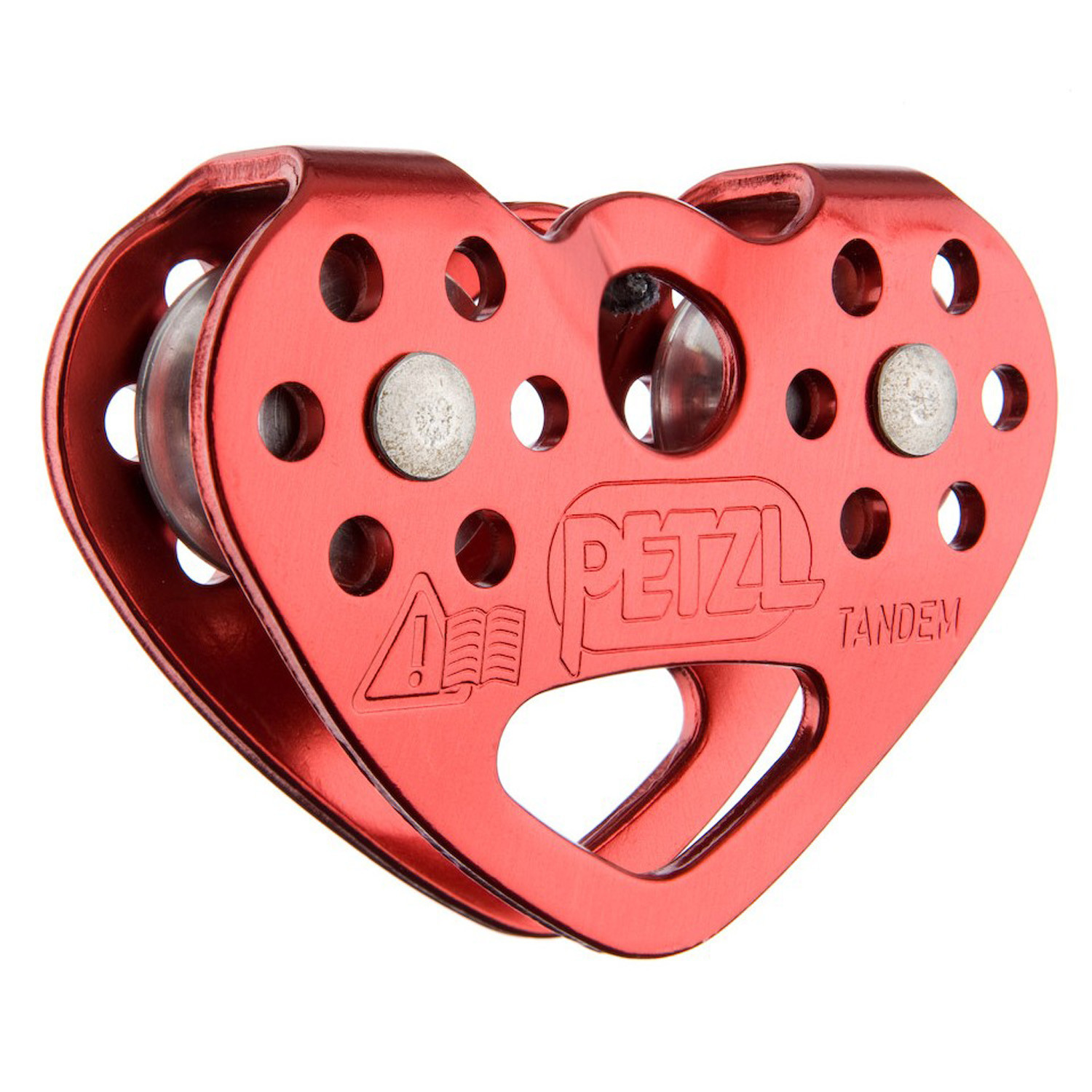 Petzl Tandem Double Pulley for Travel Along Ropes, Zipline Trolley