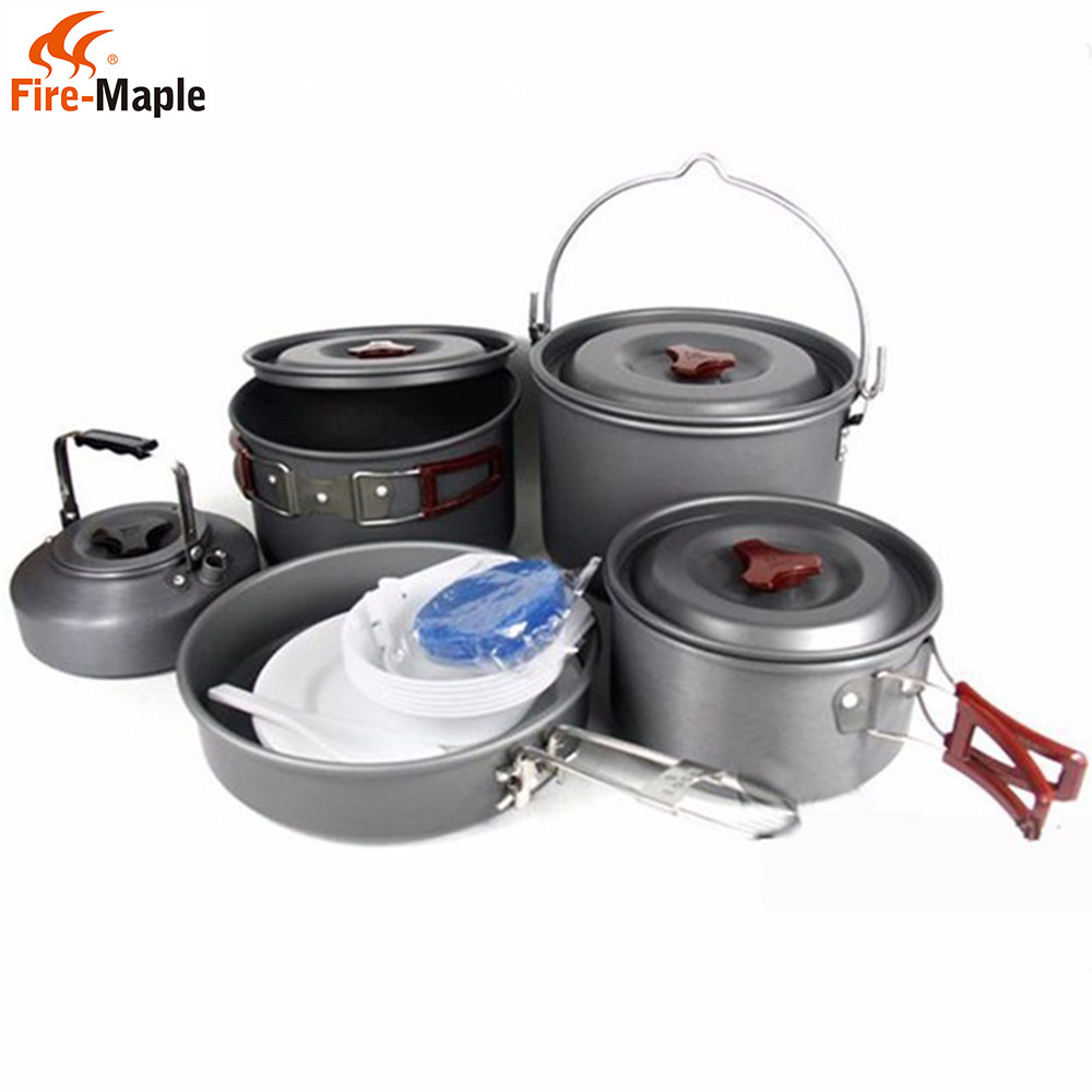 Fire Maple Pot And Frying Pan Camping Cooking Set Camp Cookware Picnic Outdoor Cutlery (Fmc-212)