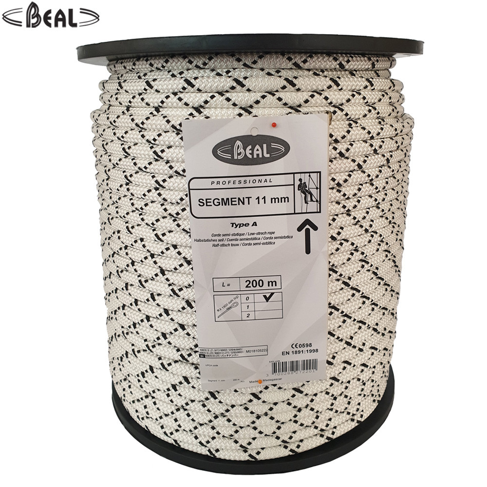Beal Segment Rope 11 mm Rope (50 mtr / 100 mtr / 200 mtr Pack)