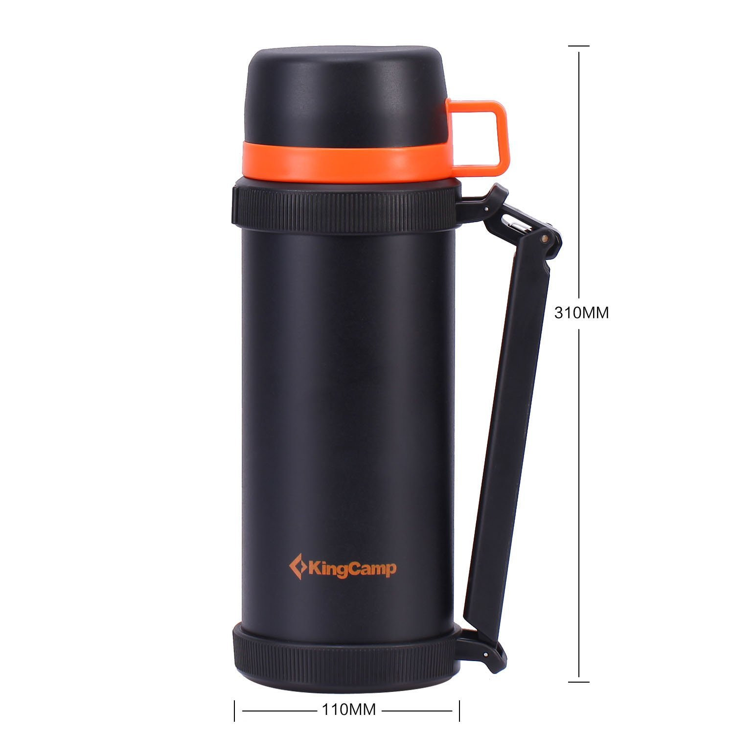 Kingcamp Travel Insulation Pot Double Lid Camping Sport Cycling Riding Water Bottle 1500 Ml