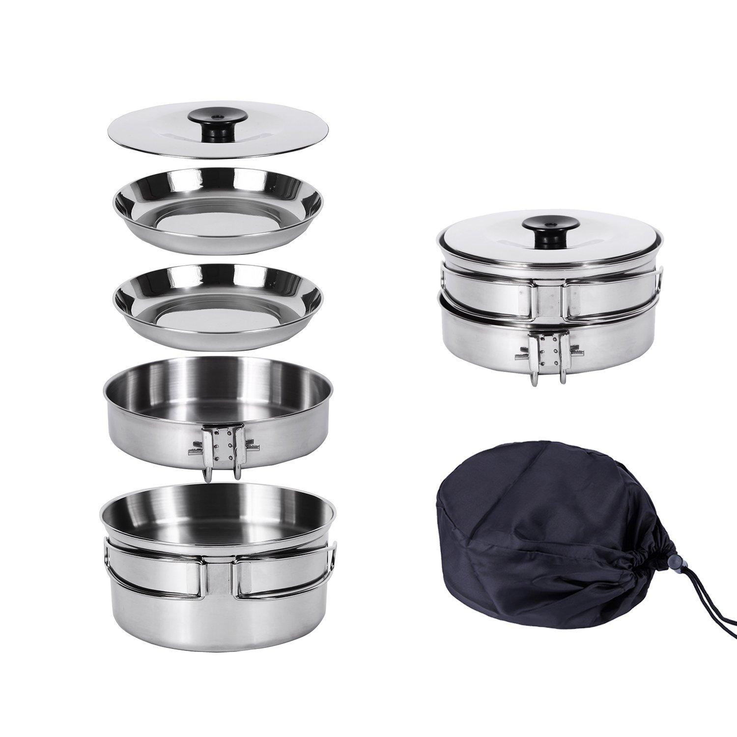 Kingcamp Stainless Steel Backpacker III Cooking Pot