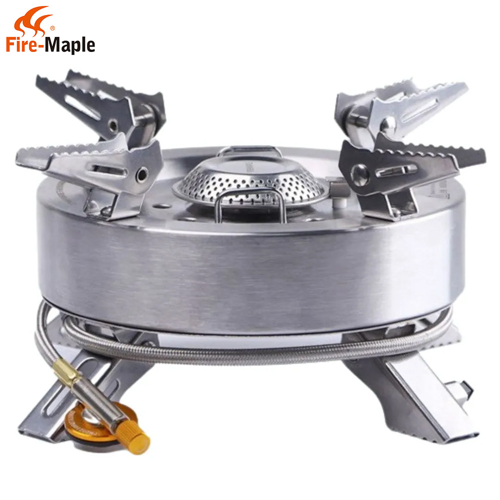 Fire Maple Split Gas Burners Ultralight Foldable Burners Cooking Gas Stove Outdoor Camping 4400W High-Power Saturn Gas Stove