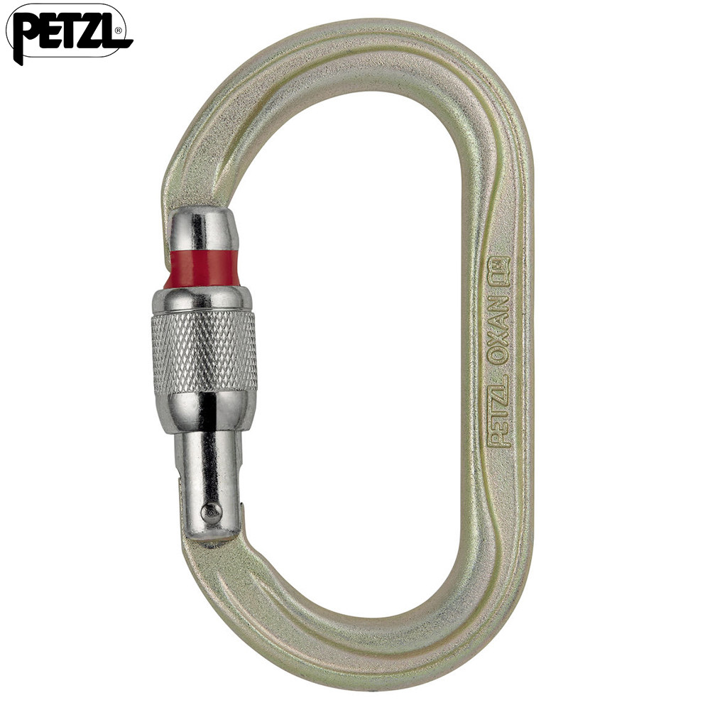 Petzl Oxan Steel Oval Screw / Triact Lock Carabiner