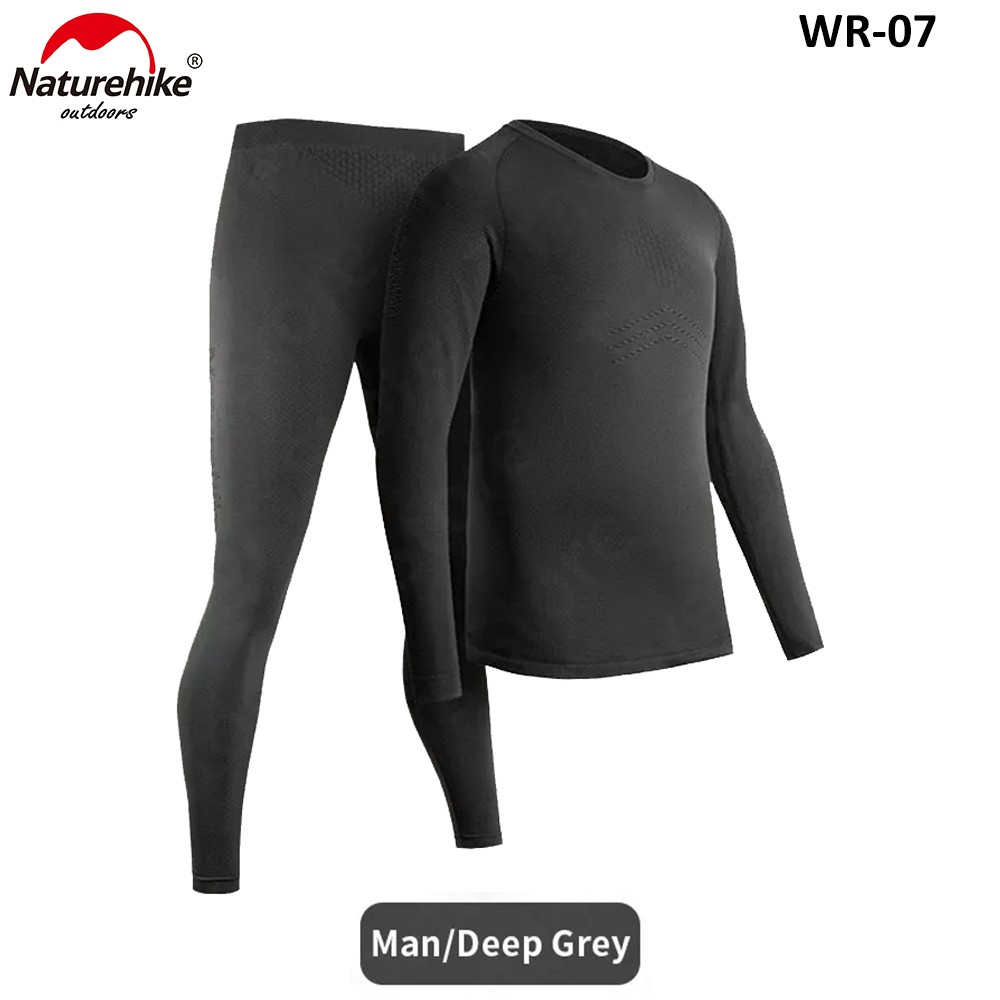 Naturehike WR-07 Quick Drying Sports Thermal Underwear Set for Man/Women