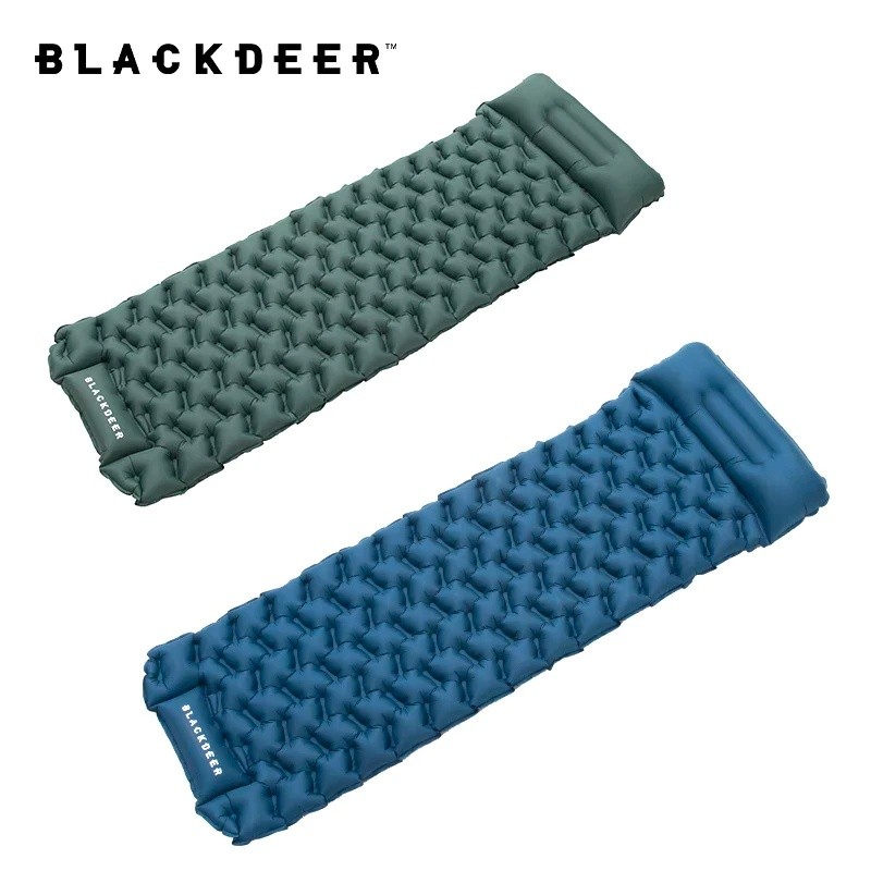 Blackdeer Push-Type Inflatable Cushion, Portable Sleeping Pad, Small, Lightweight Mattress for Camping